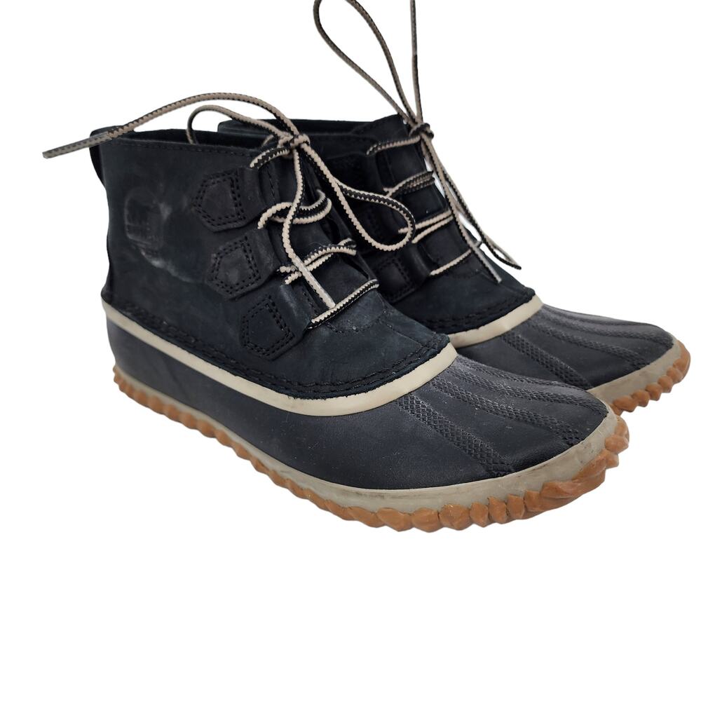 Sorel Out and about Rain Duck Waterproof Women's Ankle Boots Size 7.5